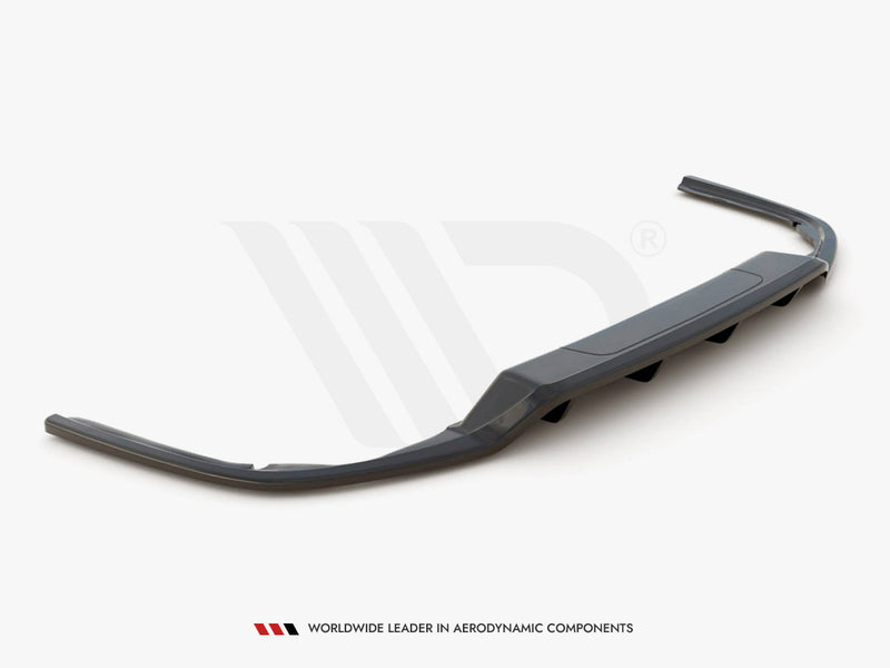 MAXTON DESIGN Central Rear Splitter (W/ Vertical Bars) VW Passat B8 (2014-2019)