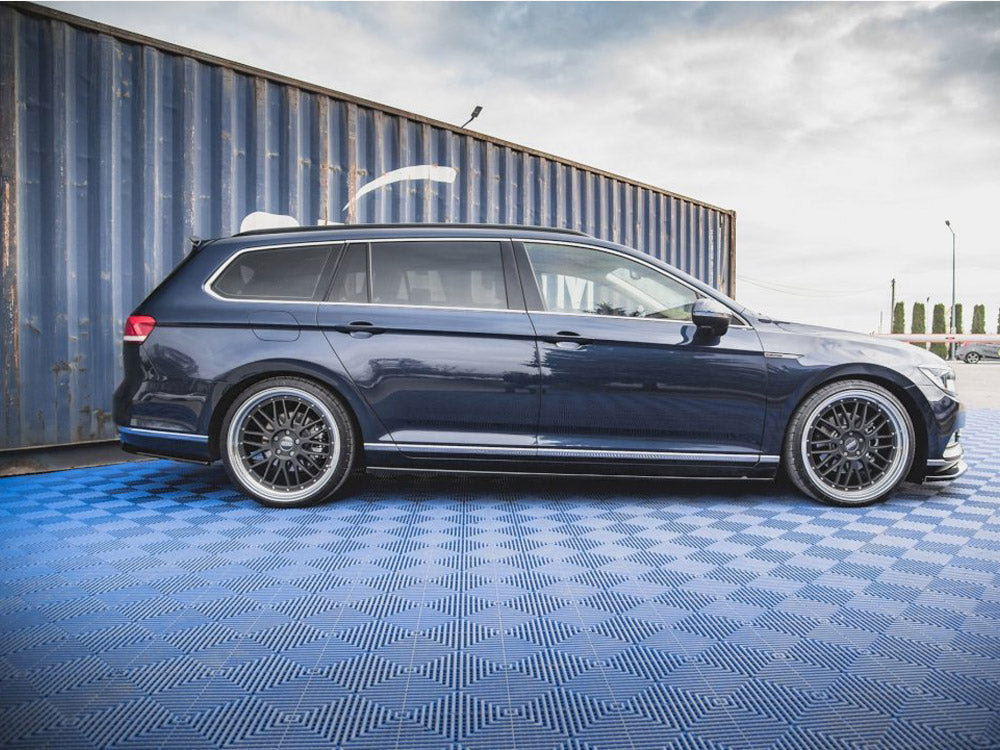 Side Skirts Diffusers compatible with VW Passat B8 (2014-2019)