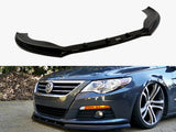 Front Splitter compatible with VW Passat CC Preface Model, Standard Bumper