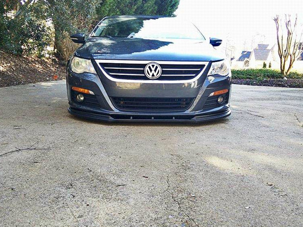 Front Splitter compatible with VW Passat CC Preface Model, Standard Bumper