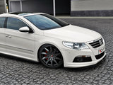 Front Splitter compatible with VW Passat CC R36 R-Line (Preface) - Carbon Look
