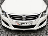 Front Splitter compatible with VW Passat CC R36 R-Line (Preface) - Carbon Look