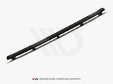 Rear Splitter (Vertical Bars) compatible with VW Passat CC R36 R-Line (Preface) - Textured