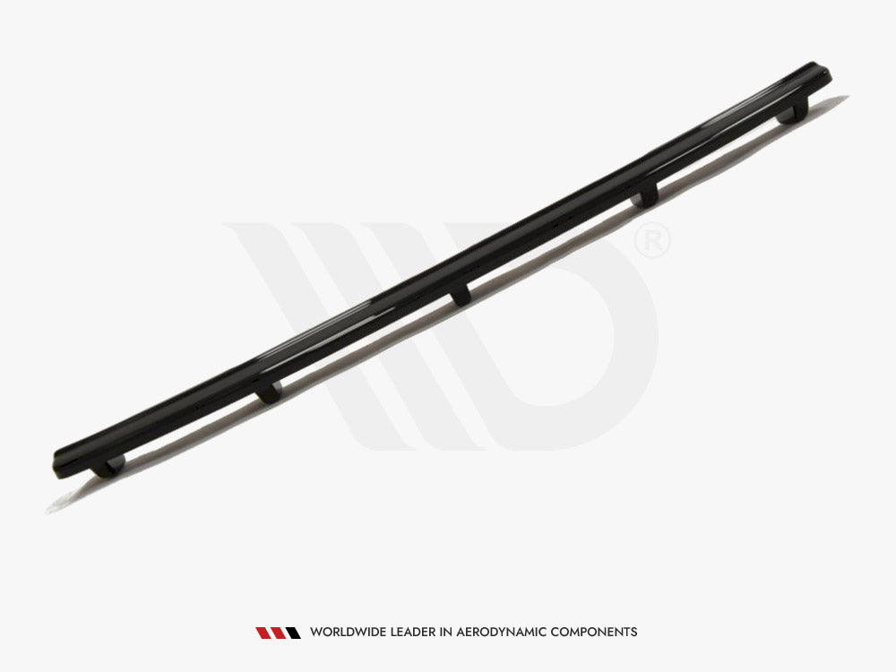 MAXTON DESIGN Central Rear Splitter VW Passat CC R36 Rline (Preface) (With Vertical Bars)