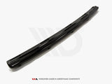 Rear Splitter (Vertical Bars) compatible with VW Passat CC R36 R-Line (Preface) - Textured