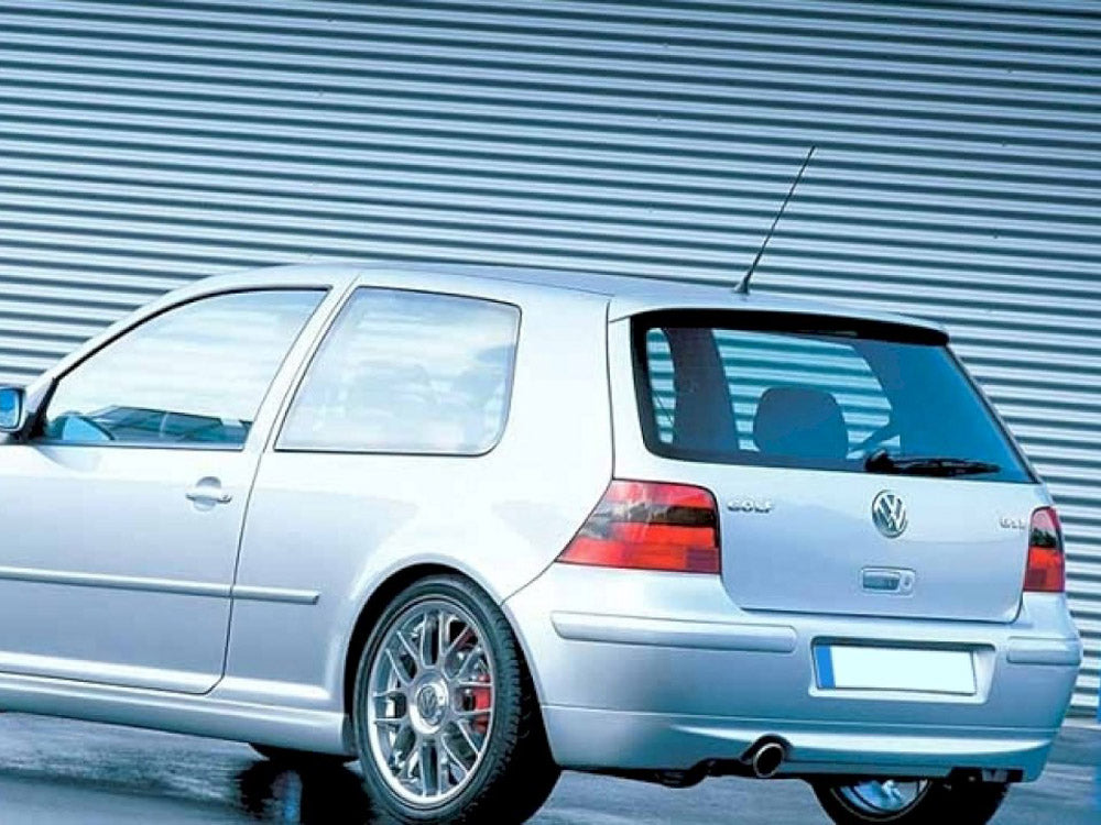 Rear Bumper Extension compatible with VW Golf 4 25'TH Anniversary Look (With Exhaust Hole)