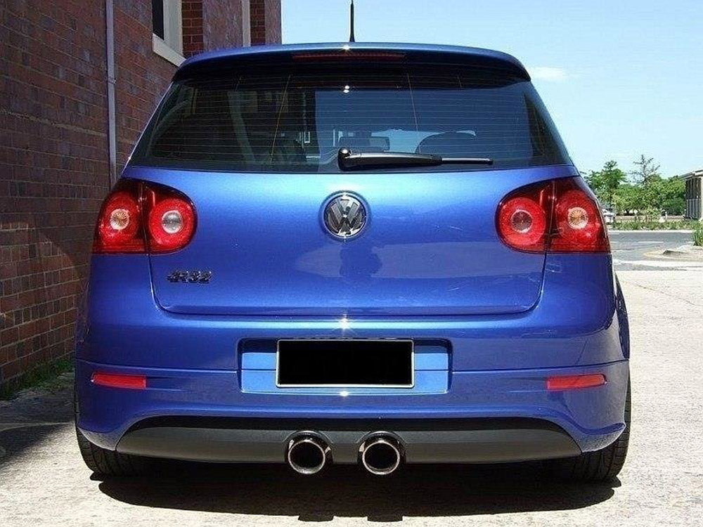 Rear Valance compatible with VW Golf V R32 (With 2 Exhaust Holes, For R32 Exhaust) (2003-2008)