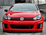 Front Splitter V.2 compatible with VW Golf VI (For Golf GTI 35TH)