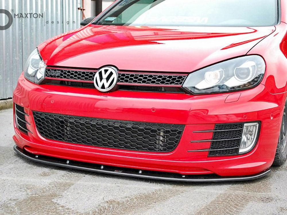 Front Splitter V.2 compatible with VW Golf VI (For Golf GTI 35TH)