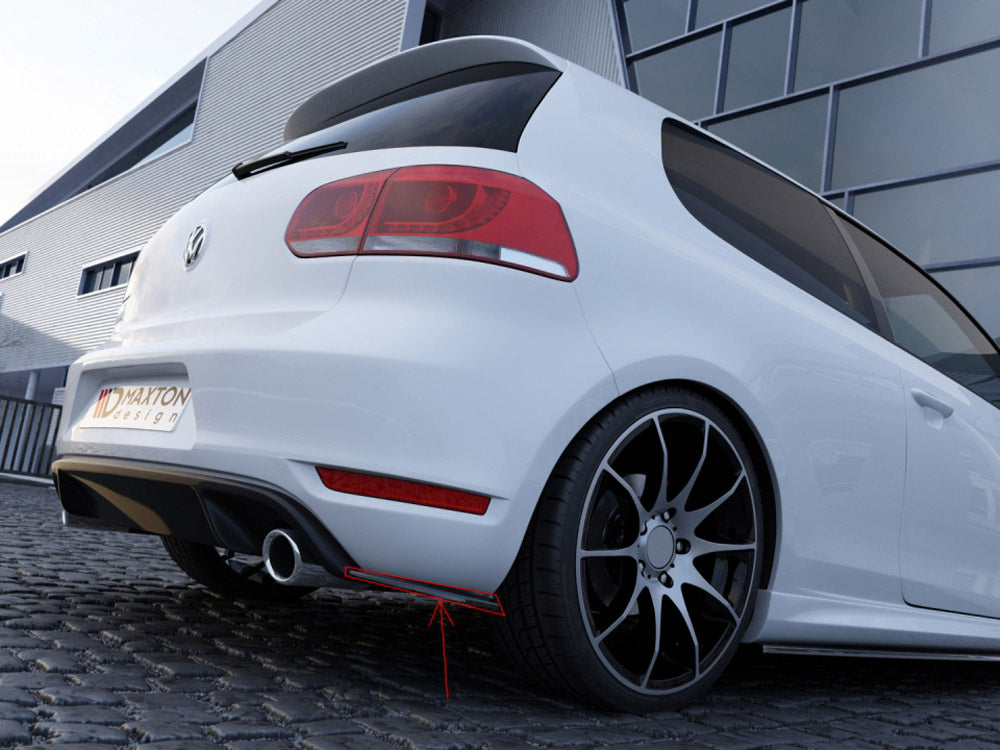 Rear Side Splitters VW Golf VI GTI 35TH