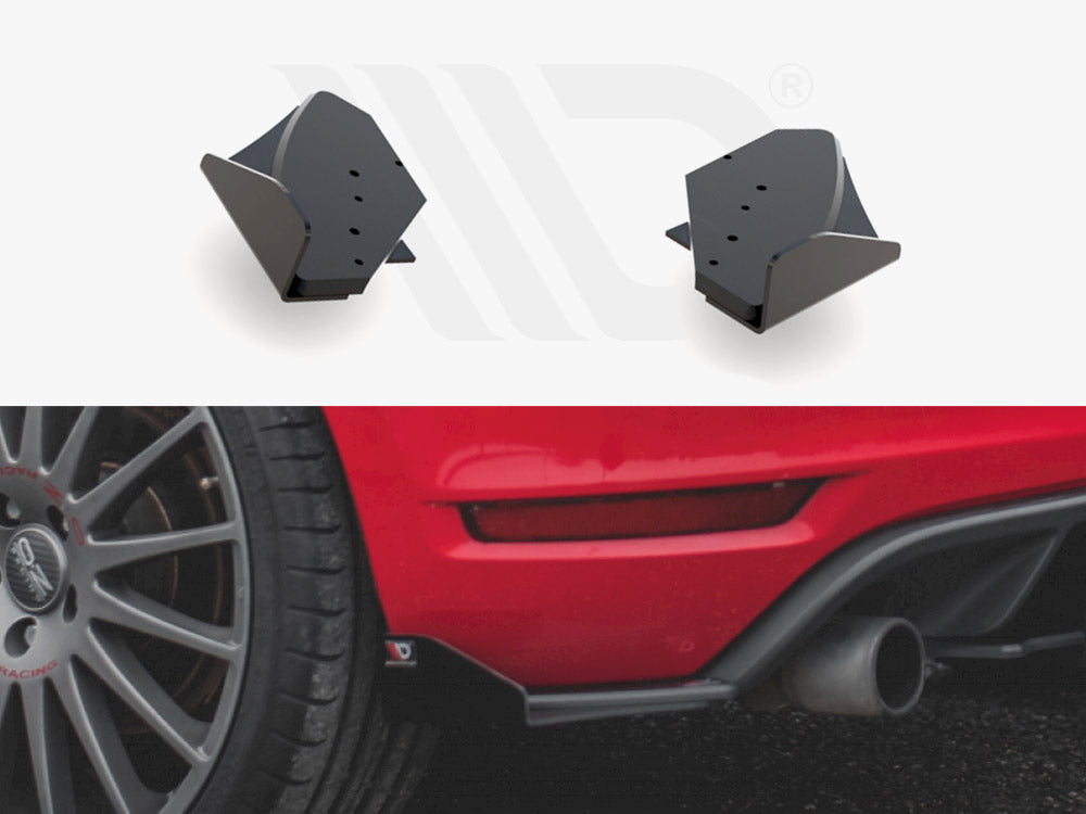 Racing Durability Rear Side Splitters (+flaps) VW Golf GTI MK6 (2008-2012)