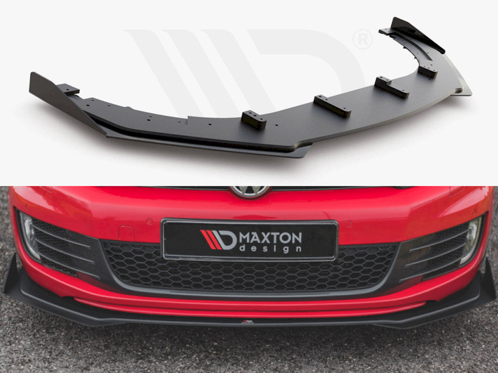 Racing Durability Front Splitter V.3 + Flaps VW Golf GTI Mk6 (2008-2012)