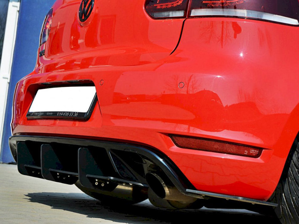 Rear Diffuser & Rear Side Splitters VW Golf MK6 GTI / 35TH