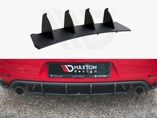 Racing Durability Rear Diffuser V2 VW Golf GTI MK6 (2008-2012)