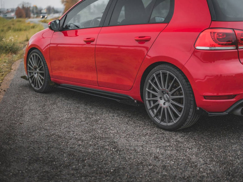Racing Durability Side Skirts Diffusers (+flaps) VW Golf GTI MK6 (2008-2012)