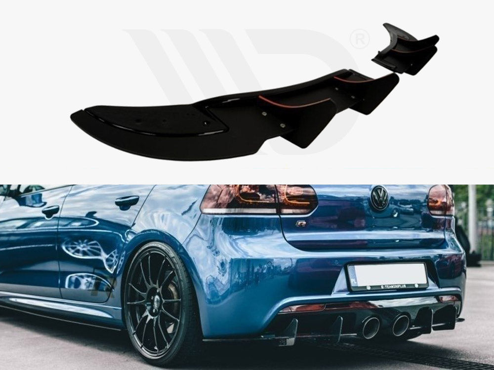 Rear Splitter VW Golf MK6 R (2008-2012)