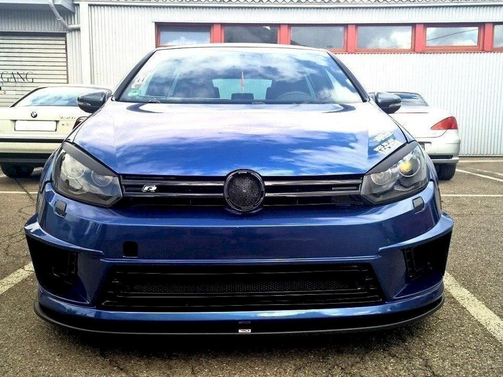 Front Splitter compatible with VW Golf Mk6 (With R400 Bumper) (2008-2012)