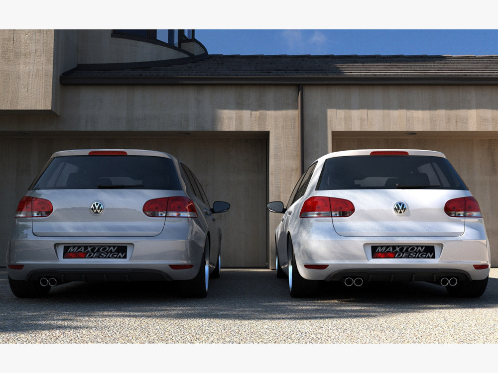 Rear Valance compatible with VW Golf VI With 2 Exhaust HOLE