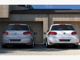 Rear Valance compatible with VW Golf VI With 2 Exhaust HOLE