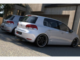 Rear Valance compatible with VW Golf VI With 2 Exhaust HOLE