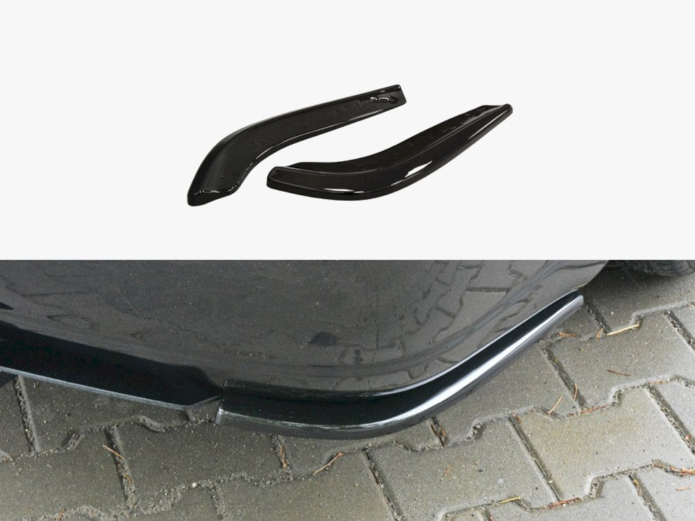 Rear Side Splitters compatible with Audi S4 B5 Avant - Textured