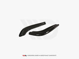 Rear Side Splitters compatible with Audi S4 B5 Avant - Textured