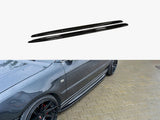Side Skirts Diffusers compatible with Audi S4 B5 - Textured