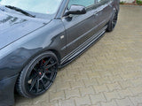 Side Skirts Diffusers compatible with Audi S4 B5 - Textured