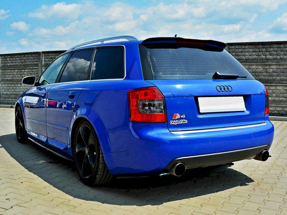 Rear Side Splitters compatible with Audi S4 B6 Avant - Textured