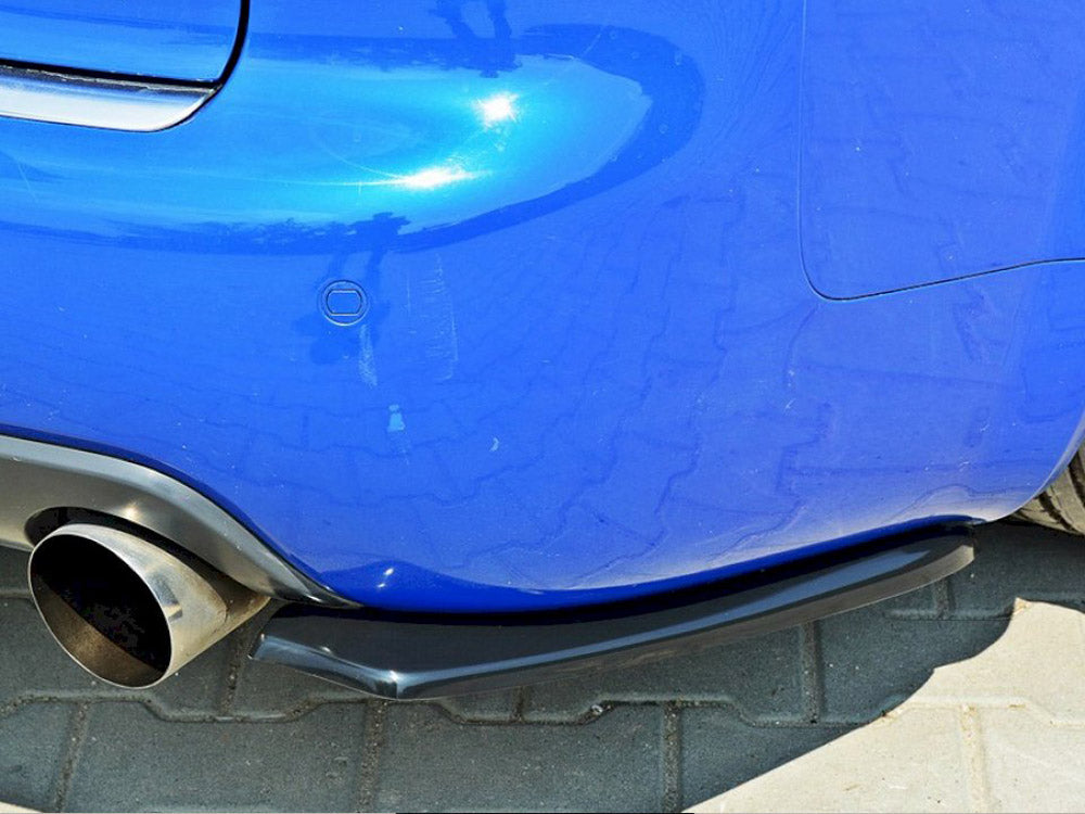 Rear Side Splitters compatible with Audi S4 B6 Avant - Textured