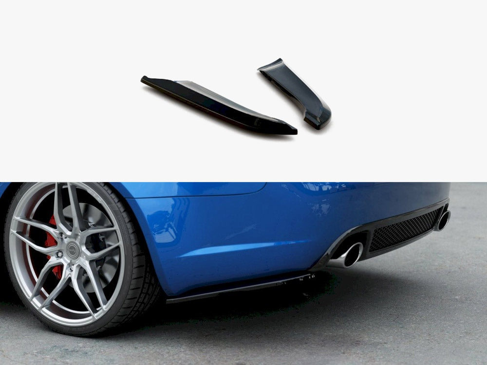 Rear Side Splitters V.1 compatible with Audi RS 4 Sedan B7