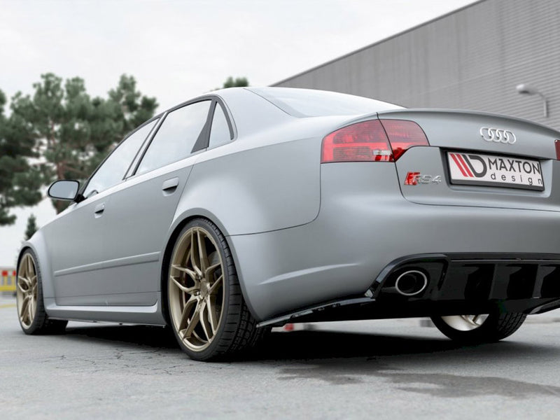 Rear Side Splitters V.2 Audi RS4 Sedan B7 (2006-2008)
