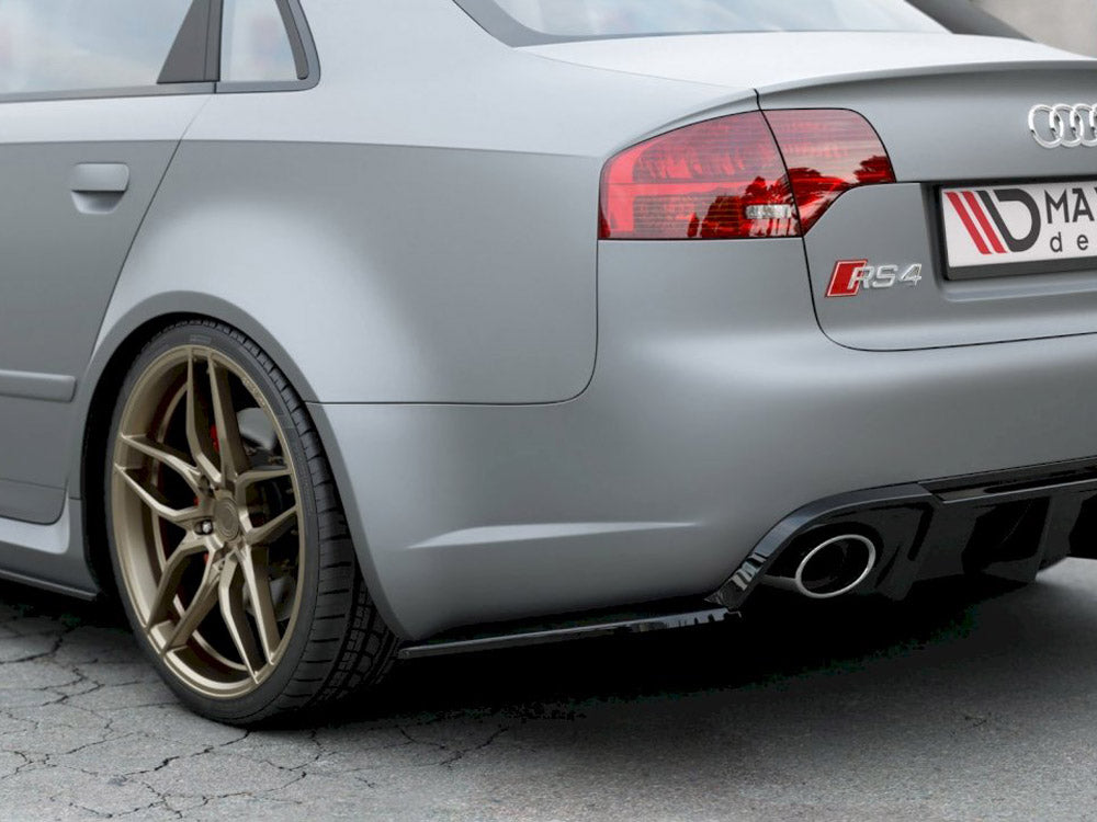 Rear Side Splitters V.2 Audi RS4 Sedan B7 (2006-2008)