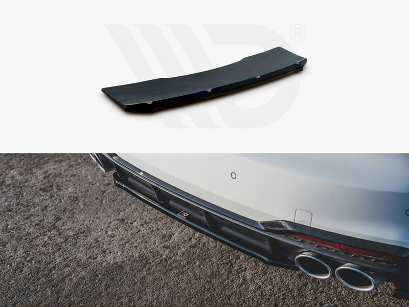 MAXTON DESIGN Central Rear Splitter Audi S5 Sportback F5 Facelift (2019-)