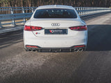 MAXTON DESIGN Central Rear Splitter Audi S5 Sportback F5 Facelift (2019-)