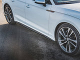 Side Skirts Diffusers compatible with Audi S5 / A5 S Line Sportback F5 Facelift
