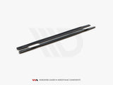 Side Skirts Diffusers compatible with Audi S5 / A5 S Line Sportback F5 Facelift
