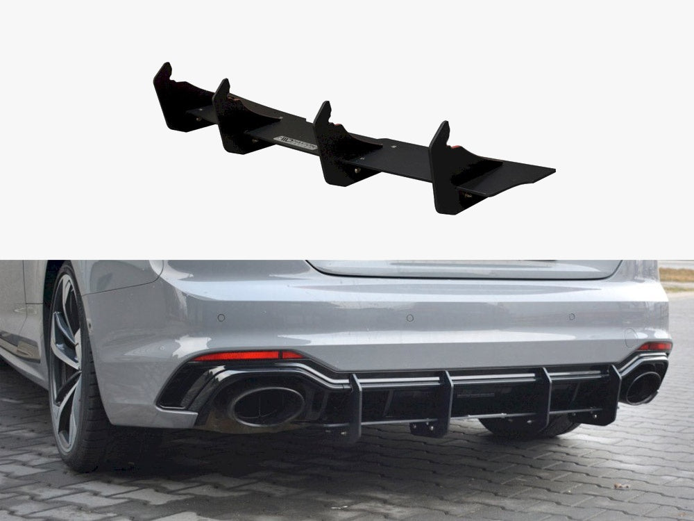 Rear Diffuser V.2 compatible with Audi RS 5 Coupe / Sportback F5