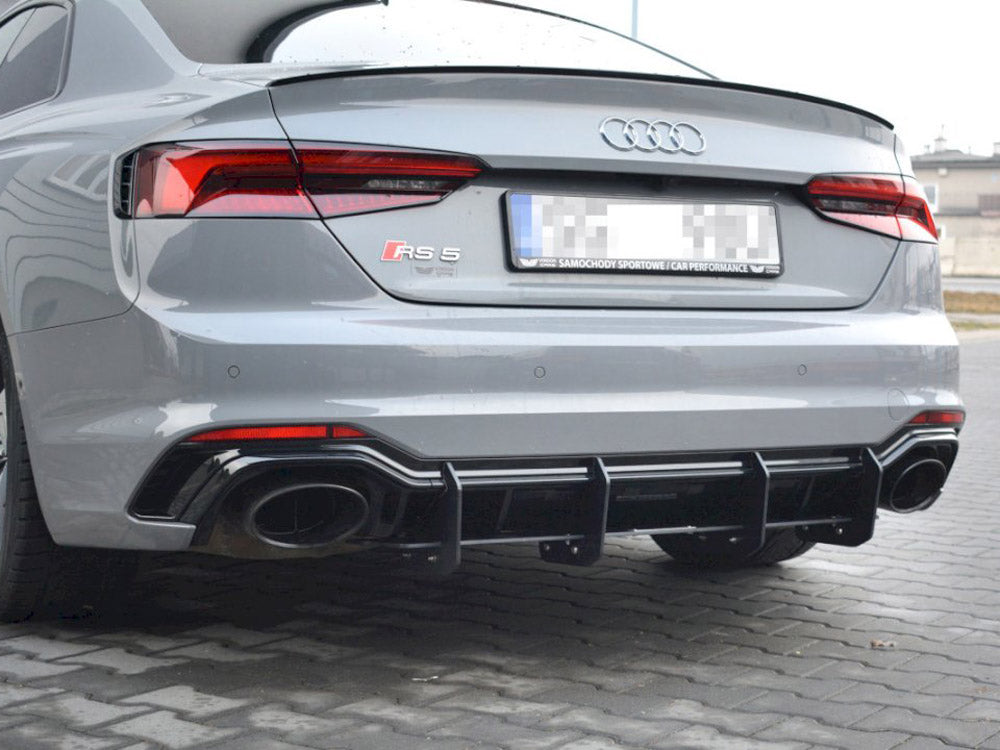 Rear Diffuser V.2 compatible with Audi RS 5 Coupe / Sportback F5