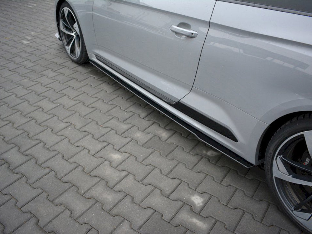 Racing Side Skirts Diffusers compatible with Audi RS 5 F5 Coupe