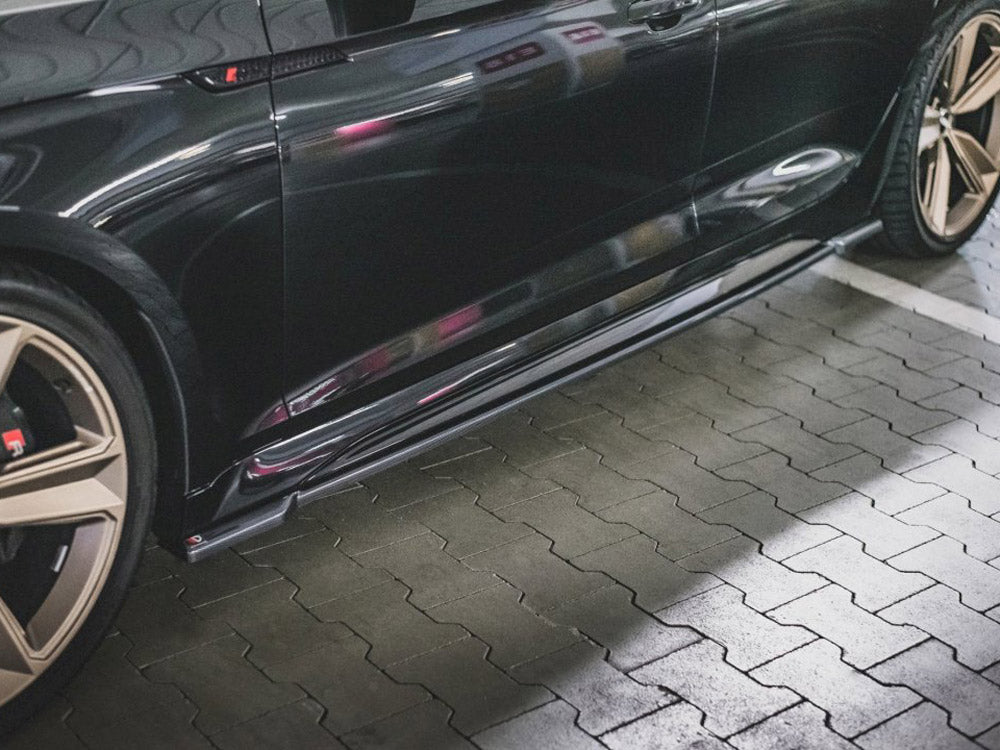 Side Skirts Diffusers compatible with Audi RS 5 Sportback F5 Facelift