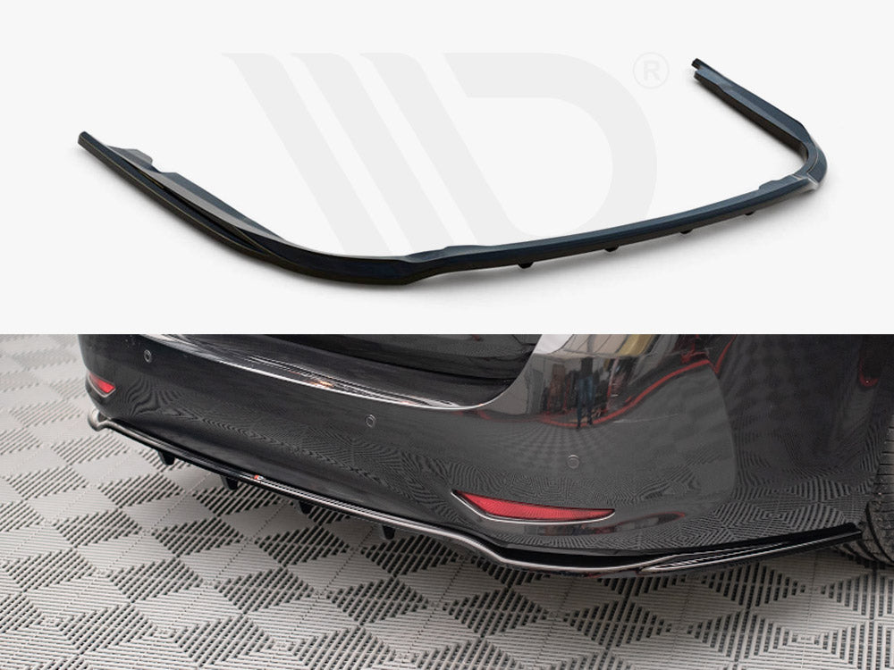 MAXTON DESIGN Central Rear Splitter (Vertical Bars) Toyota Avensis MK3.5 (2015-2018)