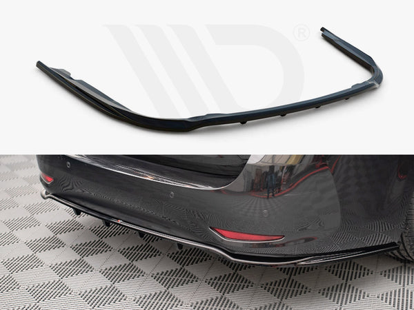 MAXTON DESIGN Central Rear Splitter (Vertical Bars) Toyota Avensis MK3.5 (2015-2018)