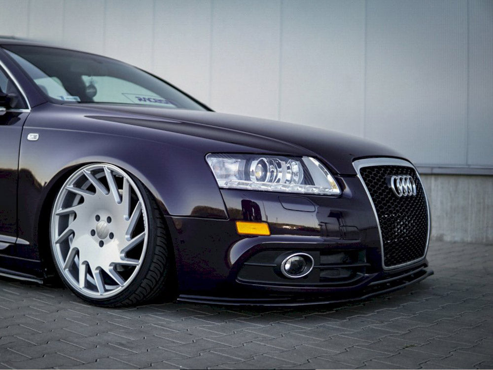MAXTON DESIGN Front Splitter Audi A6 C6 S-line Facelift Sedan (2008-2011)