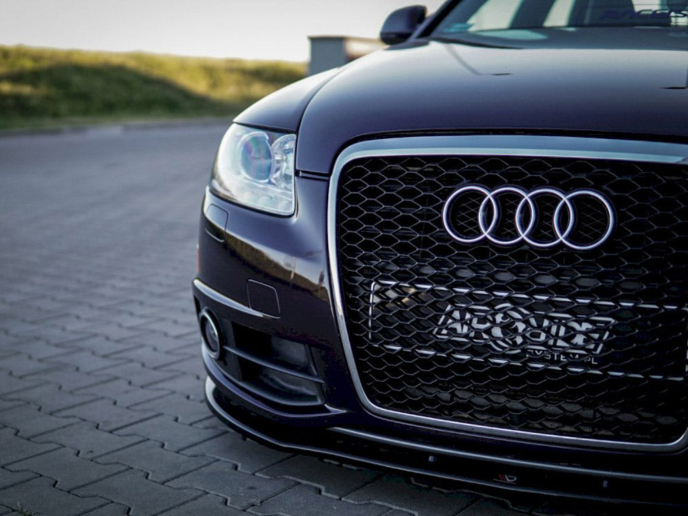 MAXTON DESIGN Front Splitter Audi A6 C6 S-line Facelift Sedan (2008-2011)