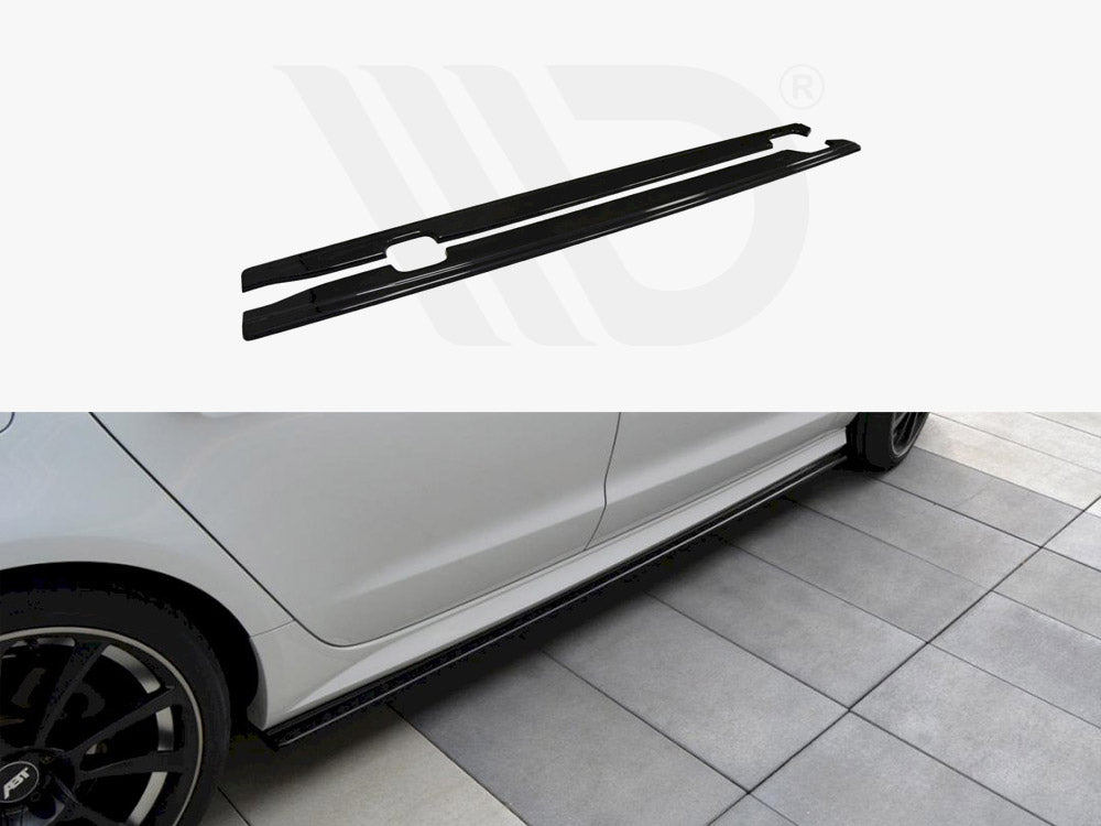 Side Skirts Diffusers Audi A6 S-Line / S6 C7 FL