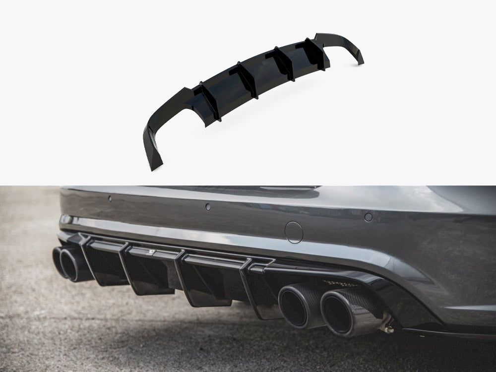 Rear Valance V.1 compatible with Audi A6 / A6 C7 S Line / S6 C7 Facelift