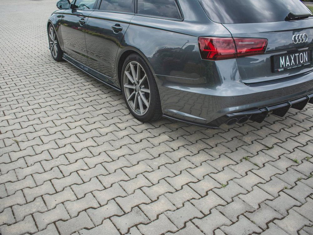 Rear Side Splitters Audi S6 / A6 S-Line C7 Facelift