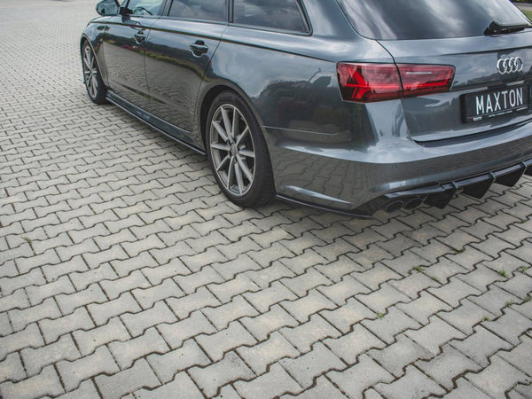 Rear Side Splitters Audi S6 / A6 S-Line C7 Facelift