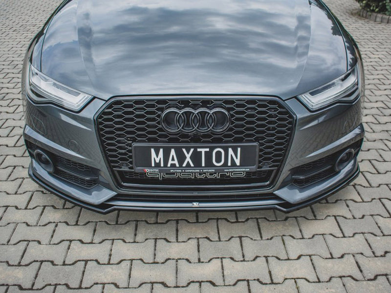 MAXTON DESIGN Front Splitter Audi S6/ A6 S-Line C7 Facelift